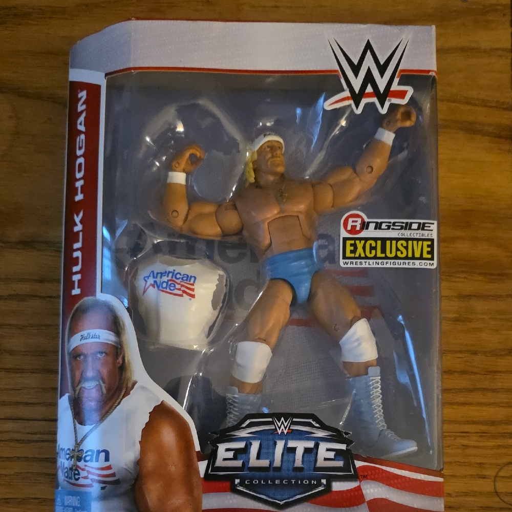 New Mattel WWE Elite American Made Hulk Hogan Ringside Exclusive MISB